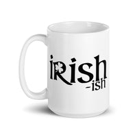 Irish-ish White glossy mug