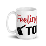 Feeling Stabby Today (Option 2) White glossy mug