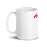 Whorror White glossy mug