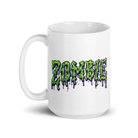 Zombie White glossy mug