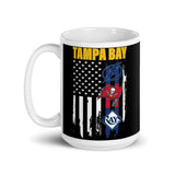 Tampa Bay White glossy mug