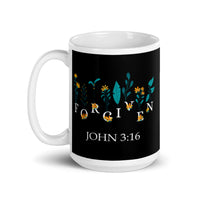 Forgiven White glossy mug