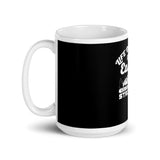 Life Doesn't Get Easier White glossy mug