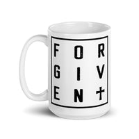 Forgiven White glossy mug