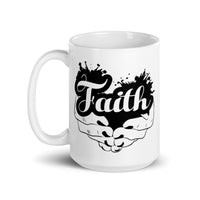 Faith White glossy mug