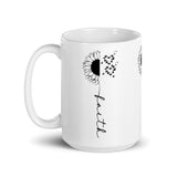 Faith White glossy mug