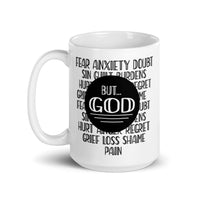 But... God White glossy mug