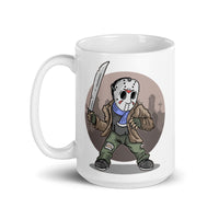 Slasher White glossy mug