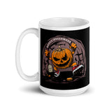 Happy Halloween Pumpkin White glossy mug