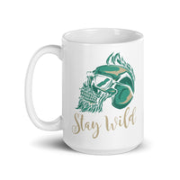 Stay Wild White glossy mug