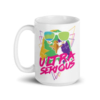 Ultra Serious White glossy mug