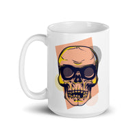 Skull White glossy mug