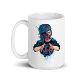 Dead Girl White glossy mug