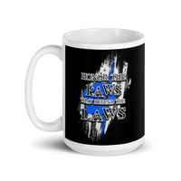 Honor the Paws White glossy mug