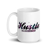 Hustle All Day Everyday White glossy mug