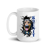 K9 Unit White glossy mug