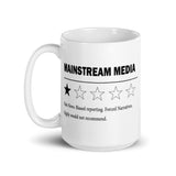 Mainstream Media White glossy mug