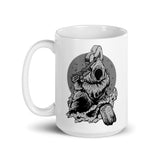 Rockin Reaper White glossy mug