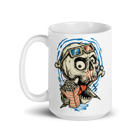 Skully White glossy mug