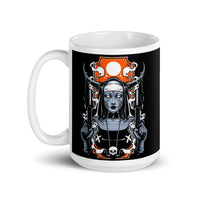 The Nun White glossy mug