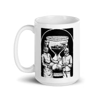 Time White glossy mug