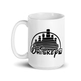 Whiskey White glossy mug