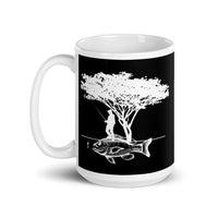 Fisherman White glossy mug