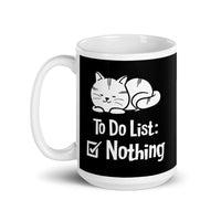 To Do List White glossy mug