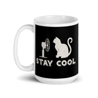 Stay Cool White glossy mug