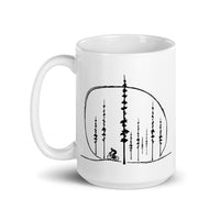 Nature Ride White glossy mug