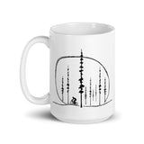 Nature Ride White glossy mug