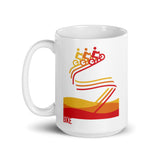 Bike White glossy mug