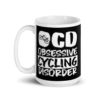 Obsessive Cycling Disorder White glossy mug