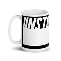 Unstoppable White glossy mug