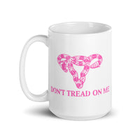 Don't Tread on Me White glossy mug