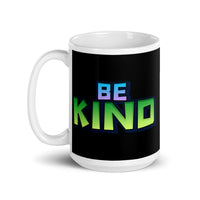 Be Kind White glossy mug