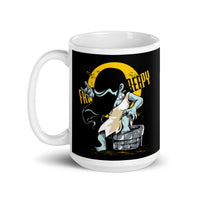 Creepy Well Girl White glossy mug