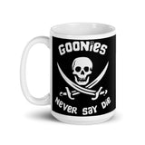 Goonies Never Say Die White glossy mug