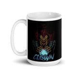 Killer Clown White glossy mug