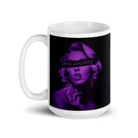 F Society White glossy mug