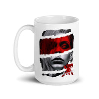 Noir (White) White glossy mug