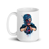 Evil Girl White glossy mug