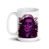 Dead Girl White glossy mug