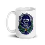 Gorilla White glossy mug