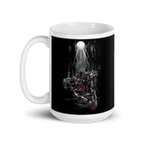 Cerberus White glossy mug