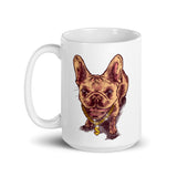 Frenchy White glossy mug