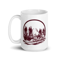 Boat Trip White glossy mug