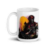 Firefighter White glossy mug