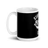 Stay Home Club White glossy mug