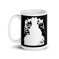 Ribcage Scan White glossy mug